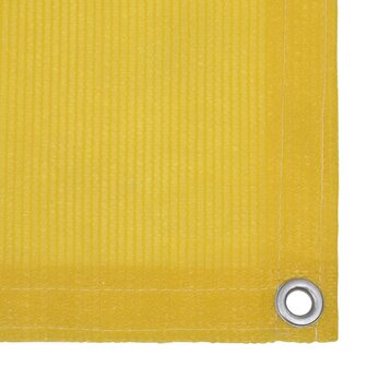 Balkonscherm 75x400 cm HDPE geel 2