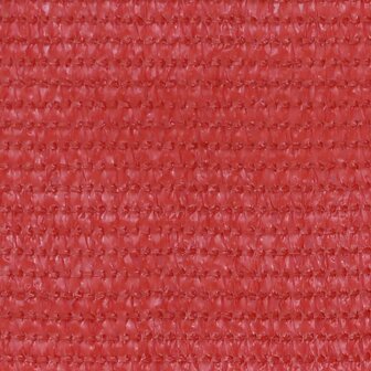 Balkonscherm 75x500 cm HDPE rood 2