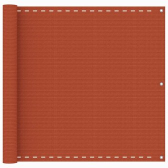 Balkonscherm 90x400 cm HDPE oranje 1