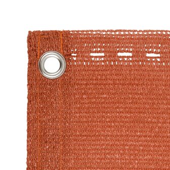 Balkonscherm 90x400 cm HDPE oranje 2