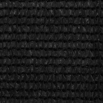 Balkonscherm 75x500 cm HDPE zwart 2