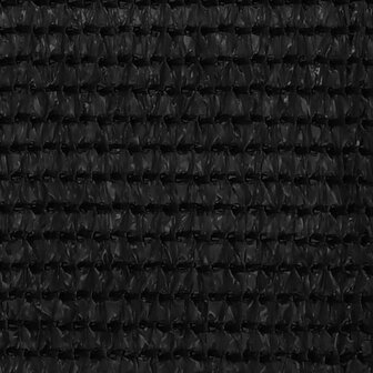 Balkonscherm 75x600 cm HDPE zwart 2