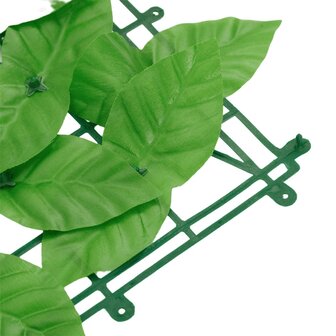 Balkonscherm met groene bladeren 200x75 cm 5