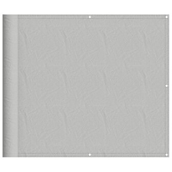 Balkonscherm 90x400 cm 100% oxford polyester lichtgrijs 2