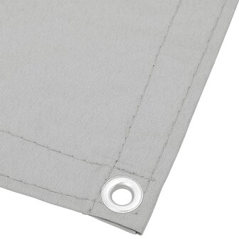Balkonscherm 120x300 cm 100% oxford polyester lichtgrijs 4
