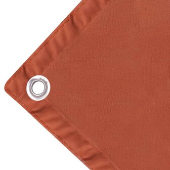 Balkonscherm Oxford textiel 75x400 cm terracotta 3