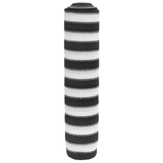 Privacynet 195 g/m&sup2; 1,5x50 m HDPE antracietkleurig en wit 1