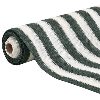 Privacynet 75 g/m&sup2; 3,6x10 m HDPE groen en wit 3