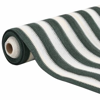 Privacynet 195 g/m&sup2; 1,5x10 m HDPE groen en wit 3