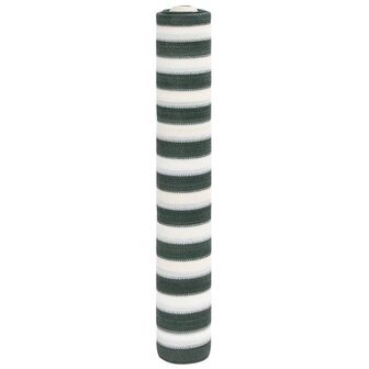 Privacynet 195 g/m&sup2; 1,8x25 m HDPE groen en wit 1