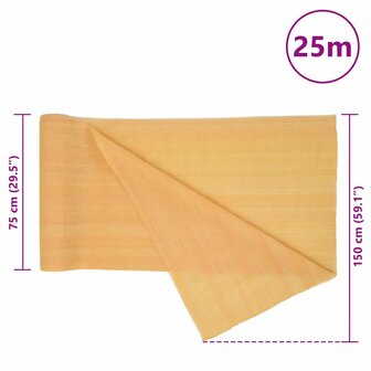 Privacynet 150 g/m&sup2; 1,5x25 m HDPE zandkleurig 8
