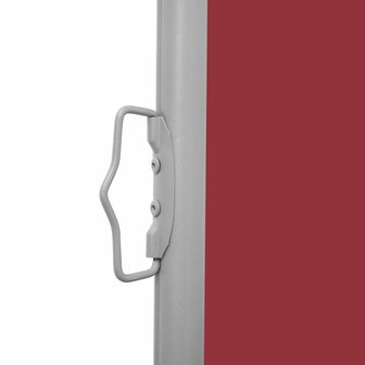 Tuinscherm uittrekbaar 140x600 cm rood 4
