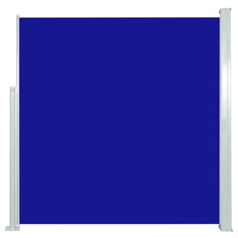 Tuinscherm uittrekbaar 140x300 cm blauw 2