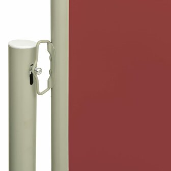 Tuinscherm uittrekbaar 140x600 cm rood 3