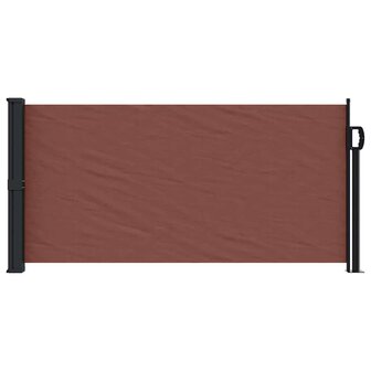 Windscherm uittrekbaar 100x300 cm bruin 3