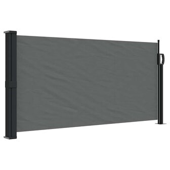 Windscherm uittrekbaar 100x300 cm antracietkleurig 2