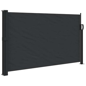 Windscherm uittrekbaar 117x300 cm zwart 2