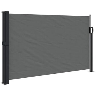 Windscherm uittrekbaar 117x300 cm antracietkleurig 2