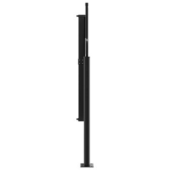 Windscherm uittrekbaar 117x300 cm antracietkleurig 4