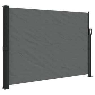 Windscherm uittrekbaar 140x300 cm antracietkleurig 2