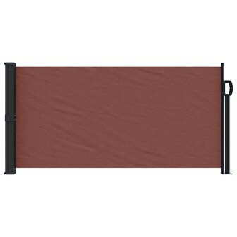 Windscherm uittrekbaar 100x500 cm bruin 3