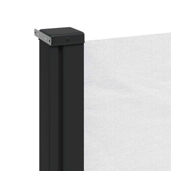Windscherm uittrekbaar 140x600 cm wit 7