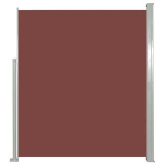 Tuinscherm uittrekbaar 160x300 cm bruin  2