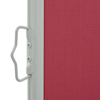 Tuinscherm uittrekbaar 120x300 cm rood 3
