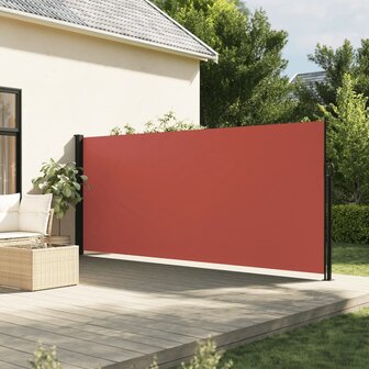 Windscherm intrekbaar 170x300 cm terracotta 1