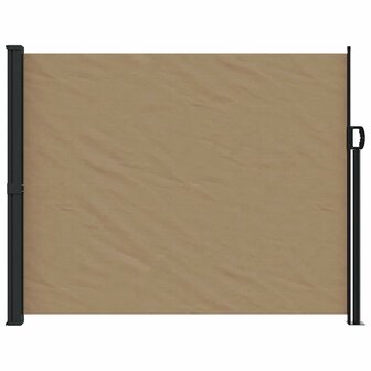 Windscherm intrekbaar 170x300 cm taupe 3