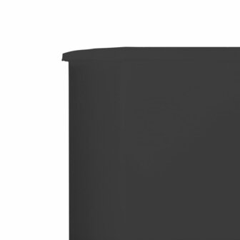 Windscherm 5-panelen 600x160 cm stof antraciet 4