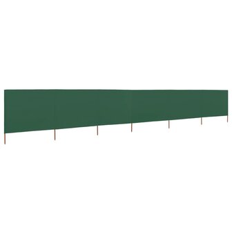 Windscherm 6-panelen 800x160 cm stof groen 2