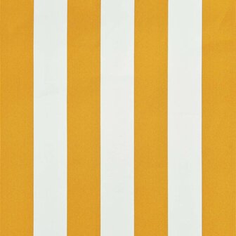 Luifel uittrekbaar 250x150 cm geel en wit 7