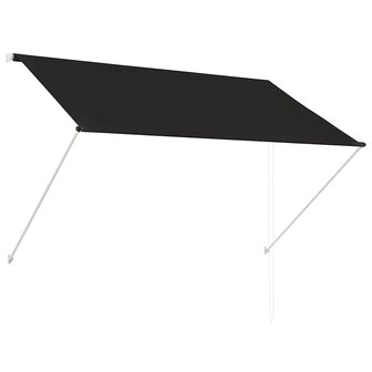 Luifel uittrekbaar 200x150 cm antraciet 2