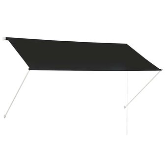 Luifel uittrekbaar 250x150 cm antraciet 2