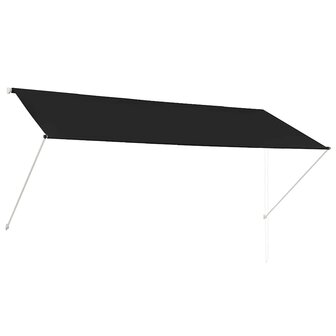 Luifel uittrekbaar 300x150 cm antraciet 2