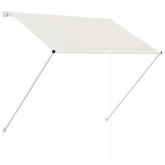 Luifel uittrekbaar 150x150 cm cr&egrave;me 2