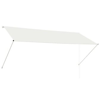 Luifel uittrekbaar 300x150 cm cr&egrave;me 2