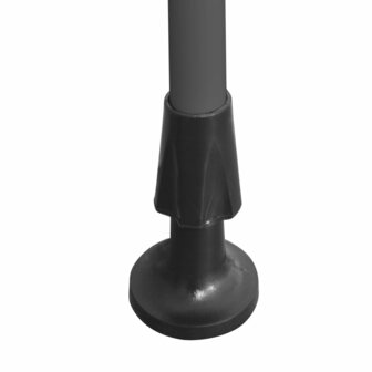 Luifel handmatig uitschuifbaar met LED 250 cm cr&egrave;mekleurig 7