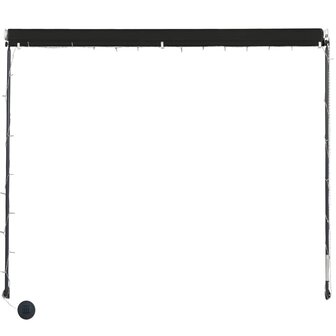 Luifel uittrekbaar met LED 250x150 cm antraciet 5