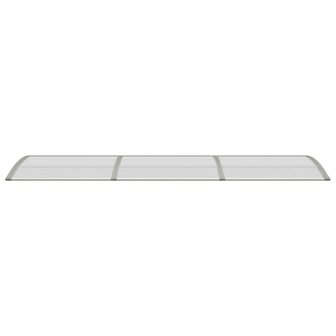 Deurluifel 300x75 cm polycarbonaat grijs 4