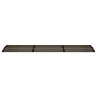 Deurluifel 300x75 cm polycarbonaat zwart 4