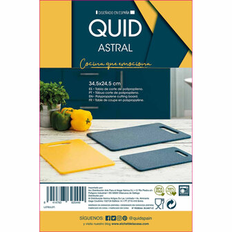 Snijplank Quid Astral Geel Plastic 31 x 20 x 0,5 cm 5
