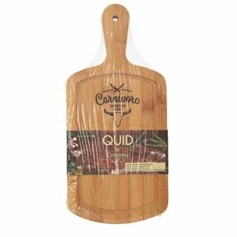 Snijplank Quid Carnivoro Bruin Hout Staal 35 x 16 x 2 cm 6