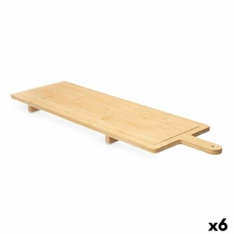 Snijplank Bamboe 88 x 4,5 x 26 cm (6 Stuks) Met handvat 1