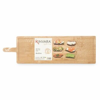 Snijplank Bamboe 88 x 4,5 x 26 cm (6 Stuks) Met handvat 3