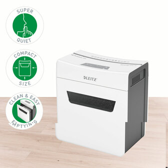Papierversnipperaar Microsnippers Leitz IQ 150 Autofeed P4 2
