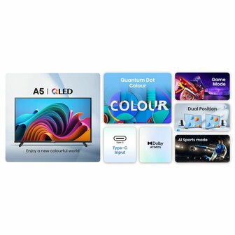 Smart TV Hisense 32A5NQ 32&quot; Full HD 2K LED HDR D-LED QLED 8