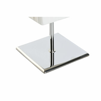 Bureaulamp Home ESPRIT Wit Zilverkleurig Polyethyleen Ijzer 50 W 220 V 15 x 15 x 43 cm 4