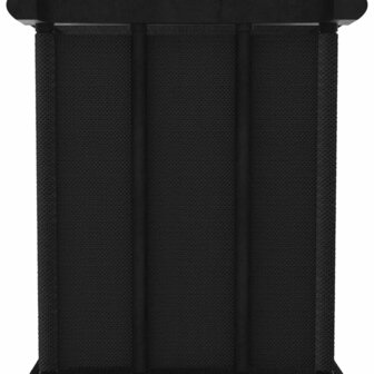 Kast met 9 vakken met boxen 103x30x107,5 cm stof zwart 5